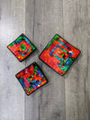 Set of 3 Square Mosaic Bowls