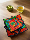 Set of 3 Square Mosaic Bowls