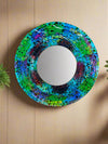 Round Mosaic Mirror