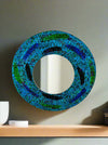 Round Mosaic Mirror