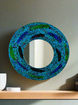 Round Mosaic Mirror