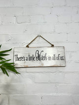 Little Witch Plaque