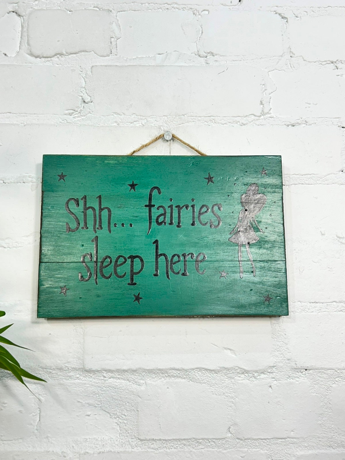 Fairies Sleep Plaque