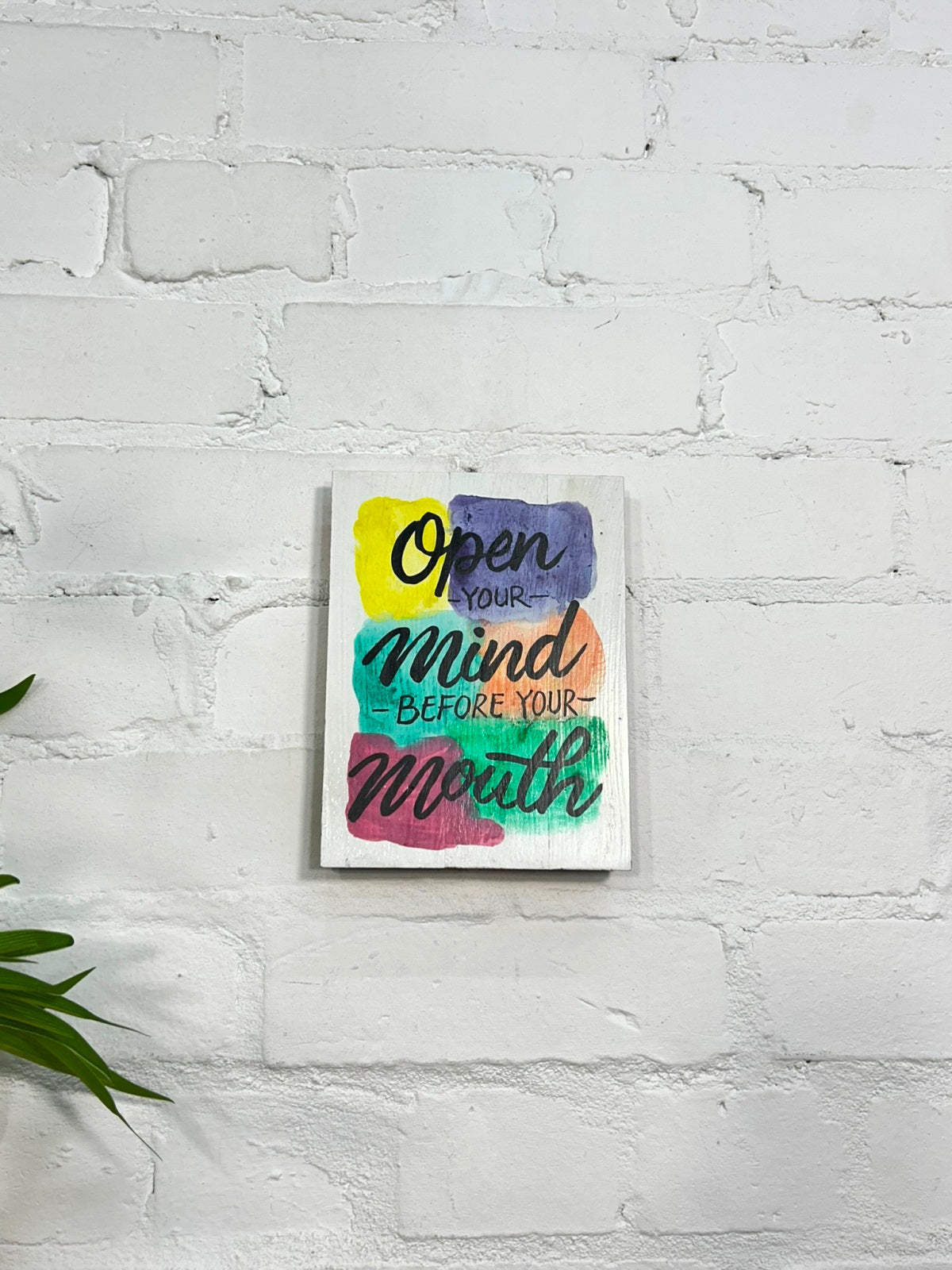 Open Your Mind Plaque