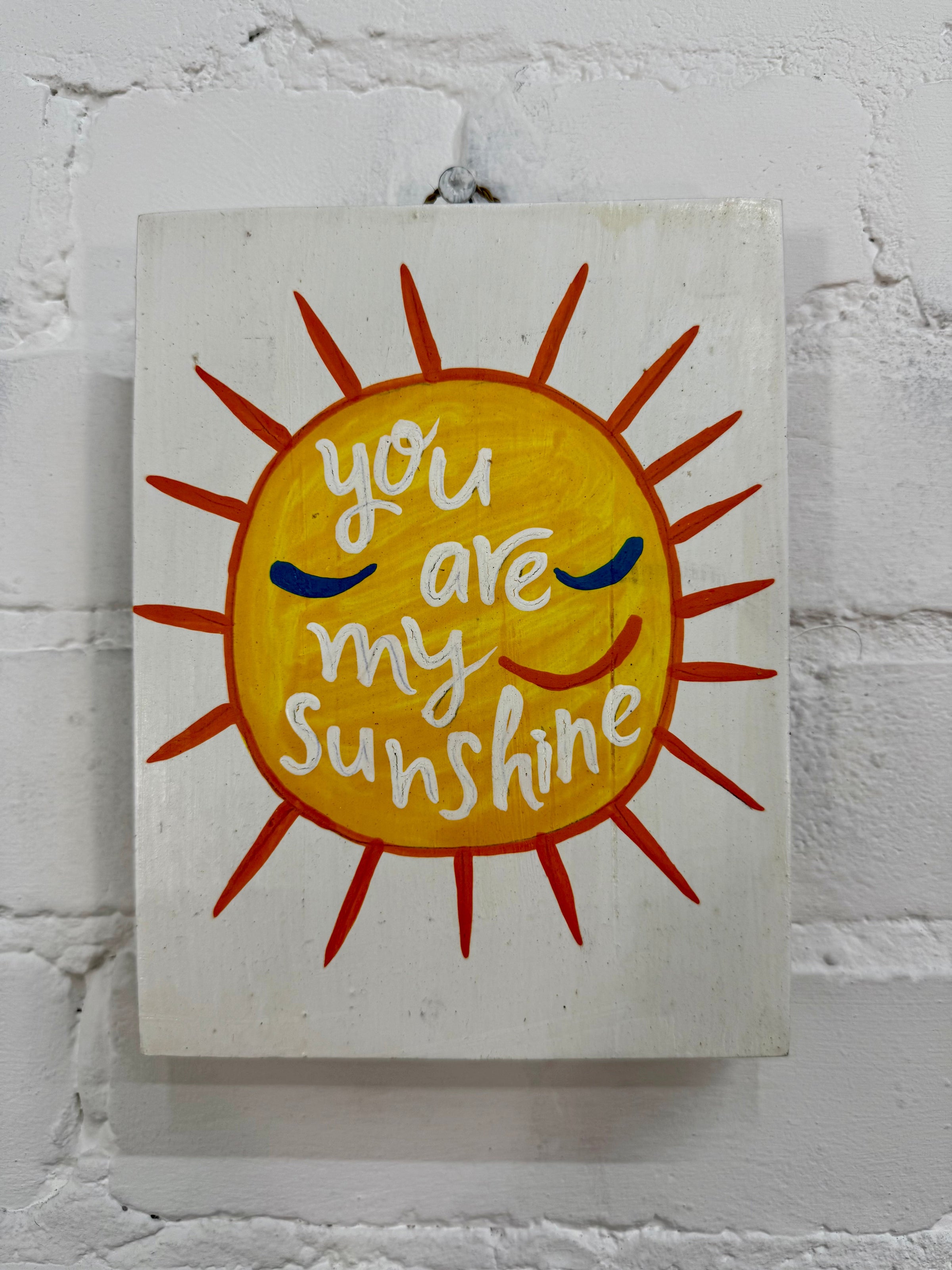 You Are My Sunshine Plaque