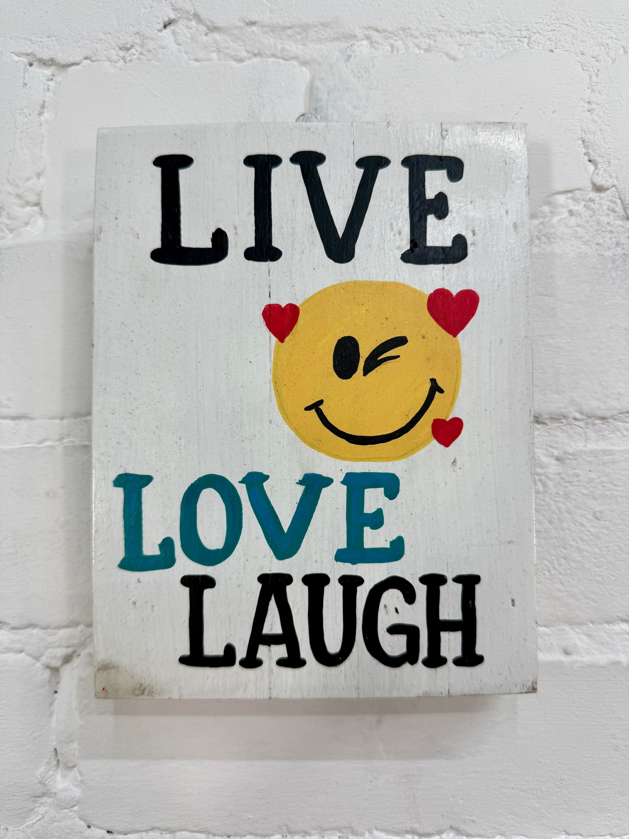 Live, Love, Laugh Plaque
