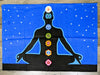 Rainbow Meditation Chakra Wall Hanging