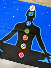 Rainbow Meditation Chakra Wall Hanging
