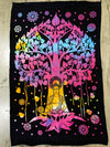 Rainbow Tree And Buddha