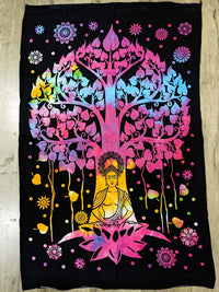 Rainbow Tree And Buddha