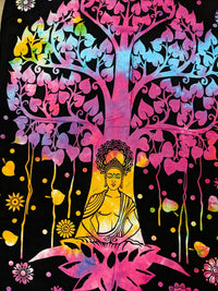 Rainbow Tree And Buddha