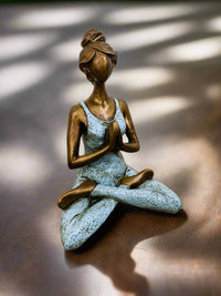 Blue Yoga Lady
