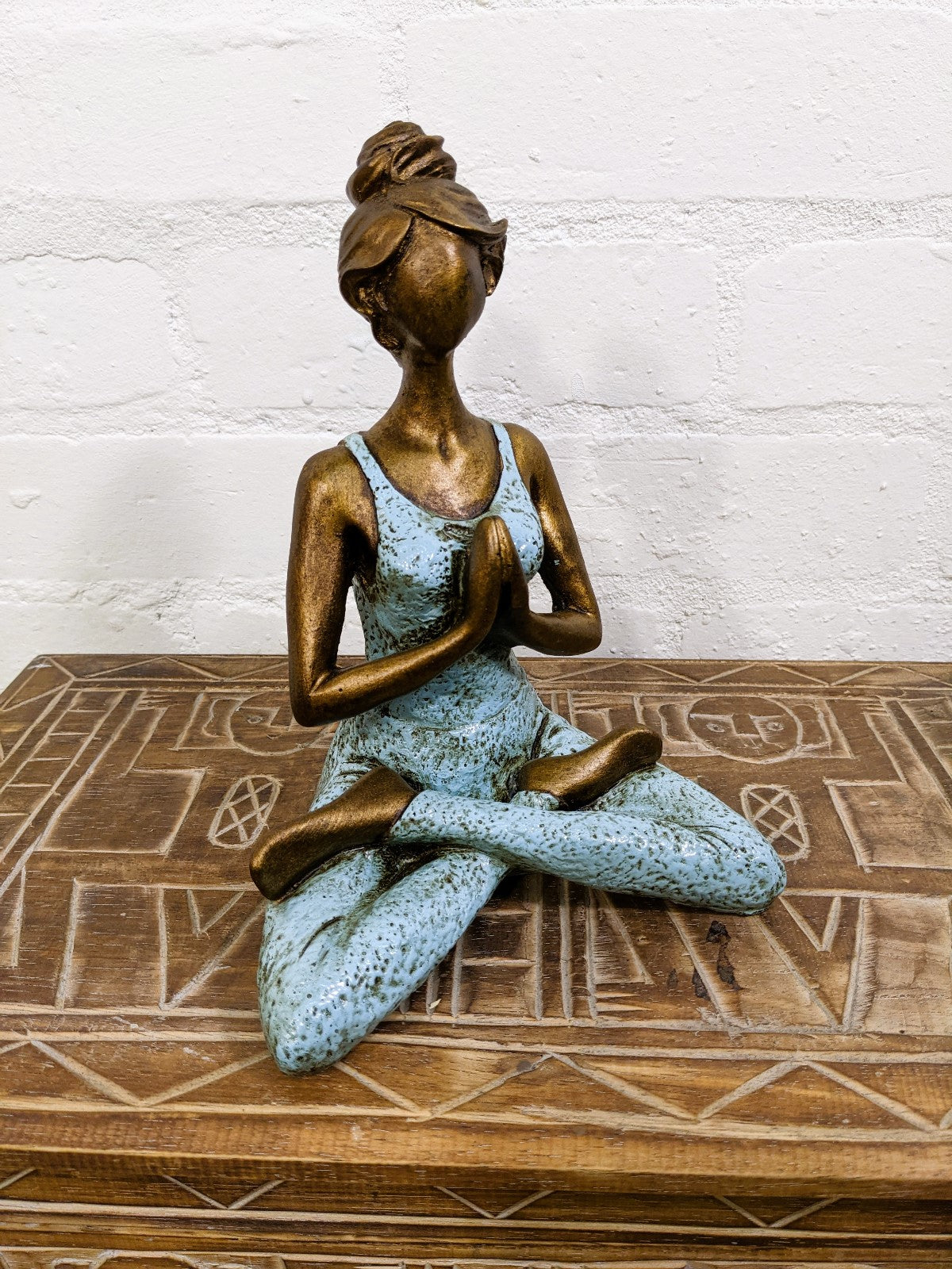 Blue Yoga Lady