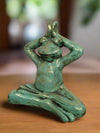 Yoga Pose Frog Arms Raised