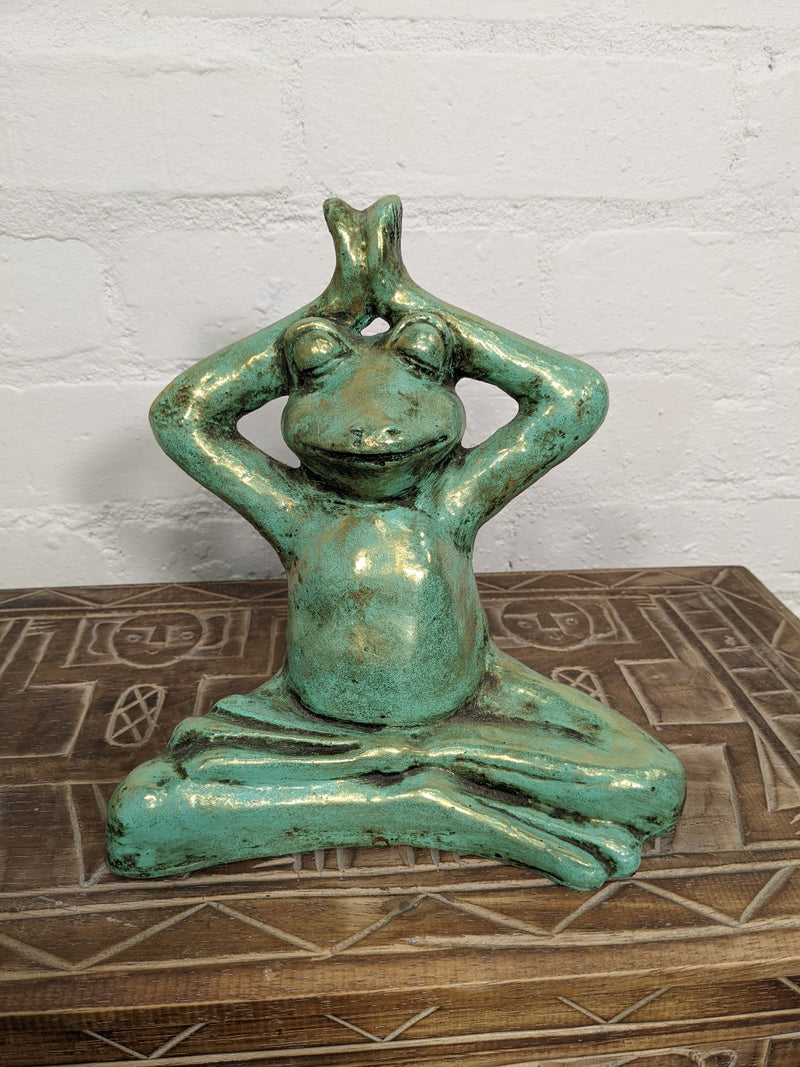 Yoga Pose Frog Arms Raised