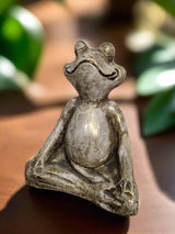 Yoga Pose Frog Crossed Legged