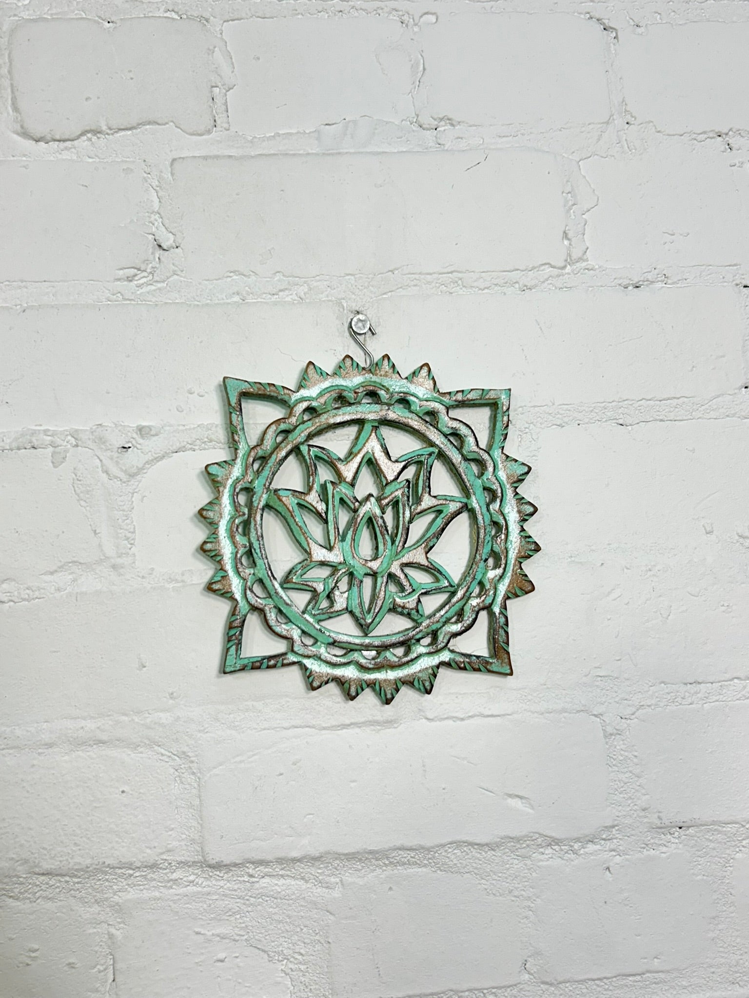 Carved Mandala Plaque