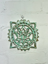 Carved Mandala Plaque