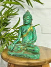 Resin Teal Buddha
