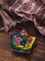Rainbow Star Mosaic Incense Holder