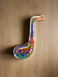 Rainbow Mosaic Musical Quaver