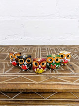 Set of Five Owls
