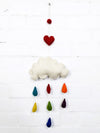 Felt Cloud And Rain Mobile