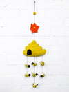 Felt Beehive & Bees Mobile