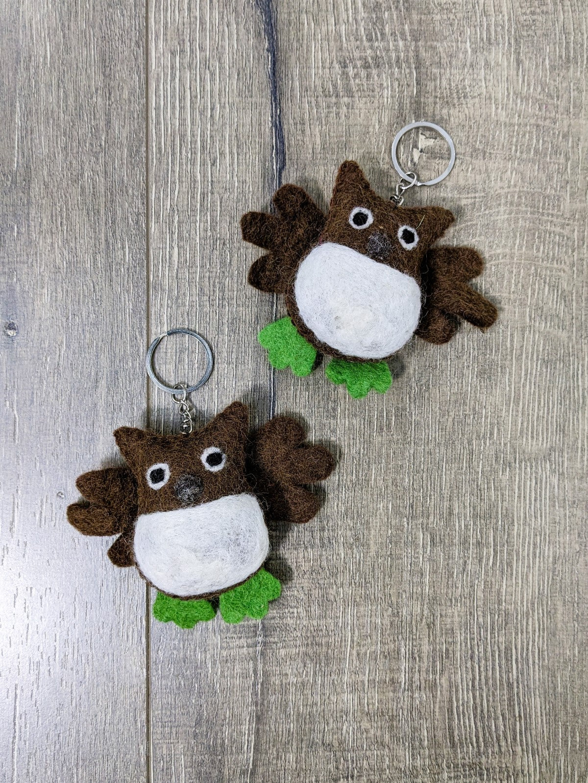 Felt Owl Keyring