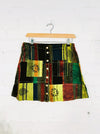 Patchwork Mini Skirt