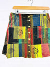 Patchwork Mini Skirt