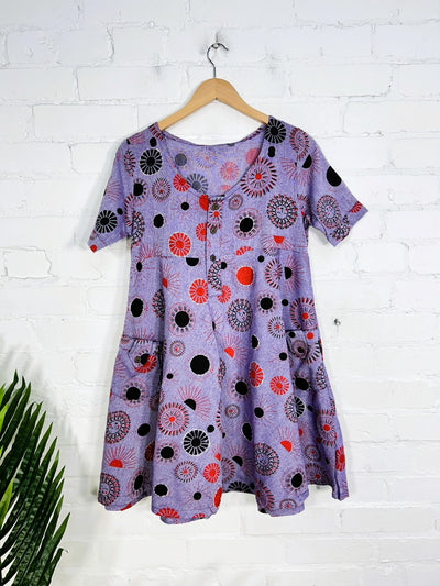 Short Sleeve Short Dress